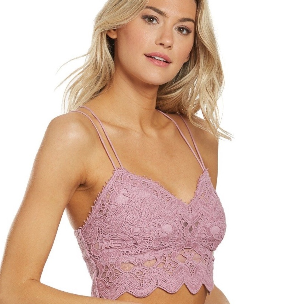 free People nwt Ilektra soft violet bralette